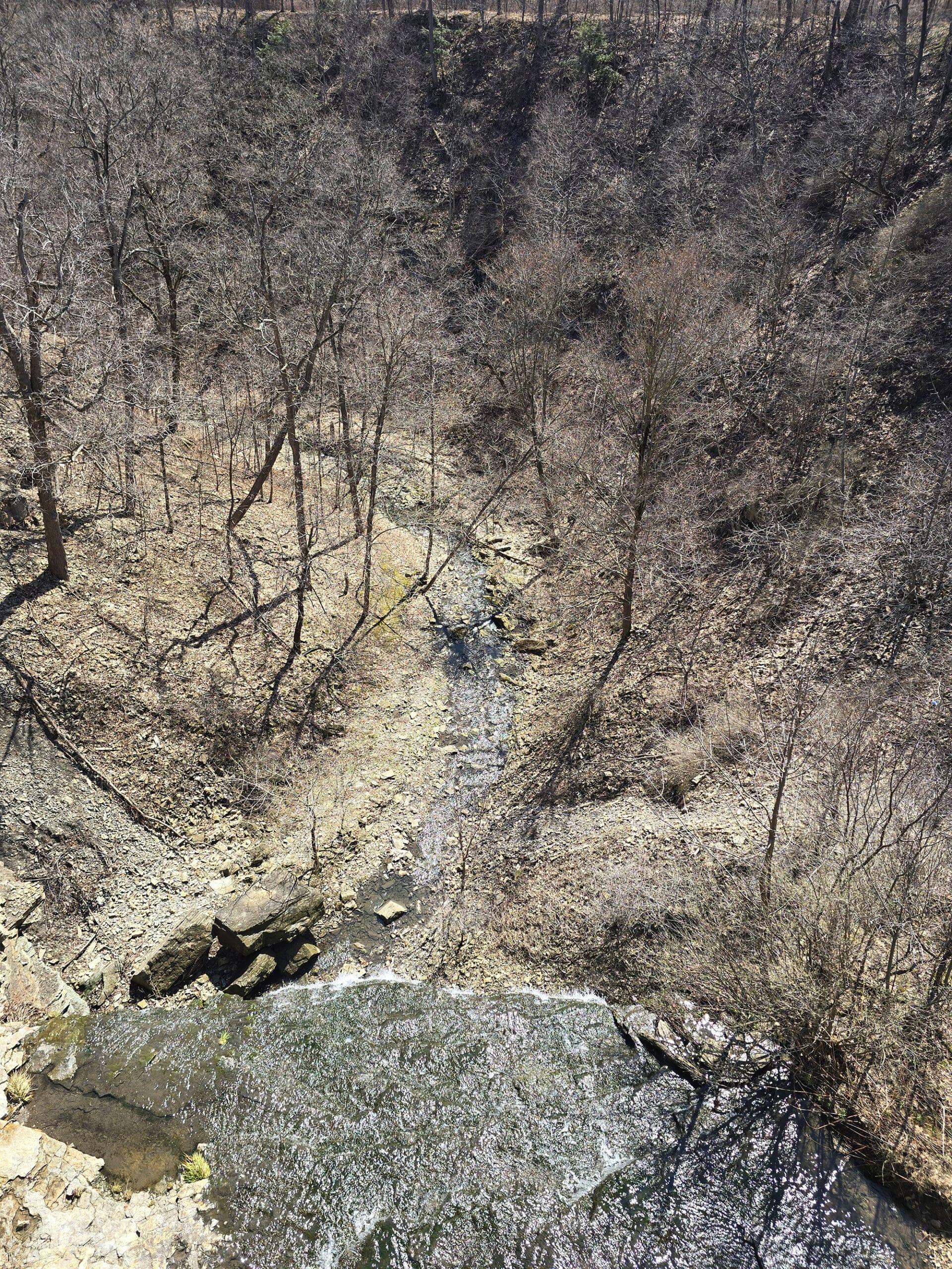 Buttermilk Falls Waterfall.