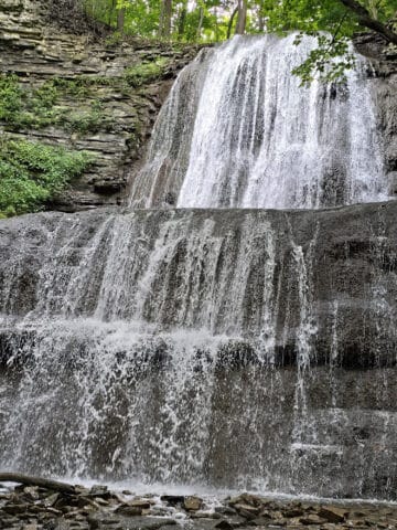 Sherman Falls waterfall.
