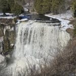 Webster Falls Waterfall.