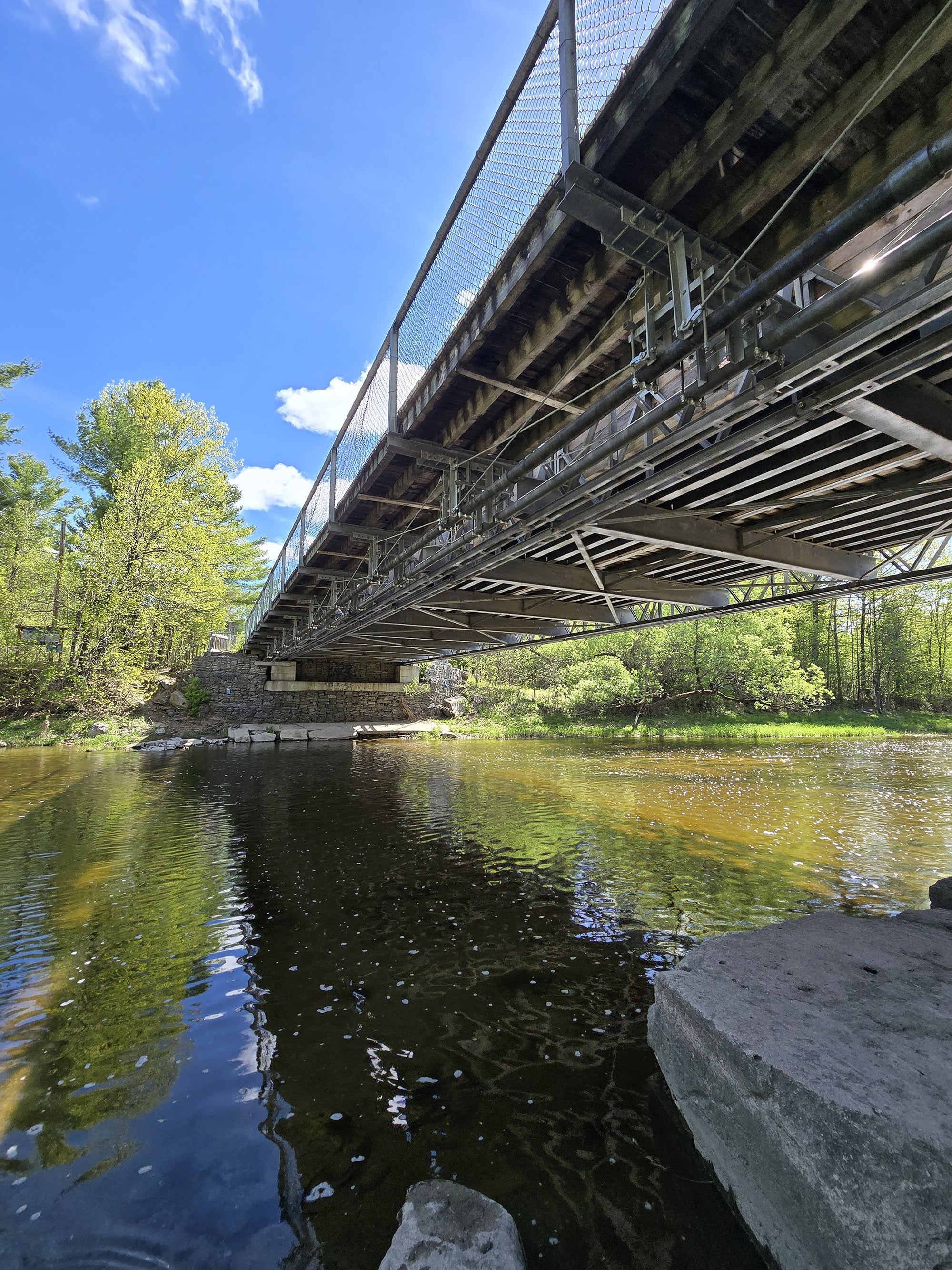 A bridge over Carp River.