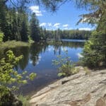 A view over Peck lake.