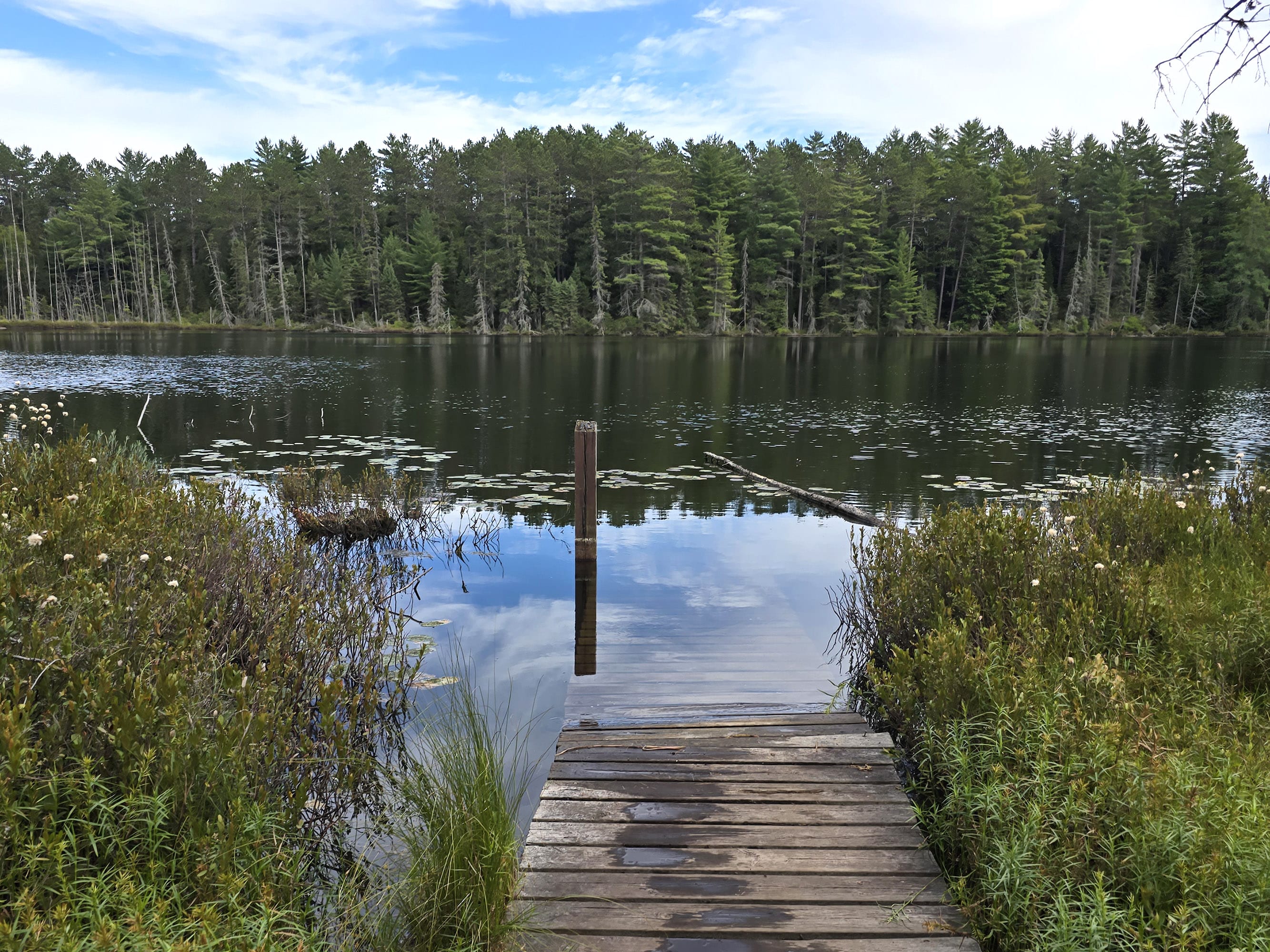 A view over Bat Lake.