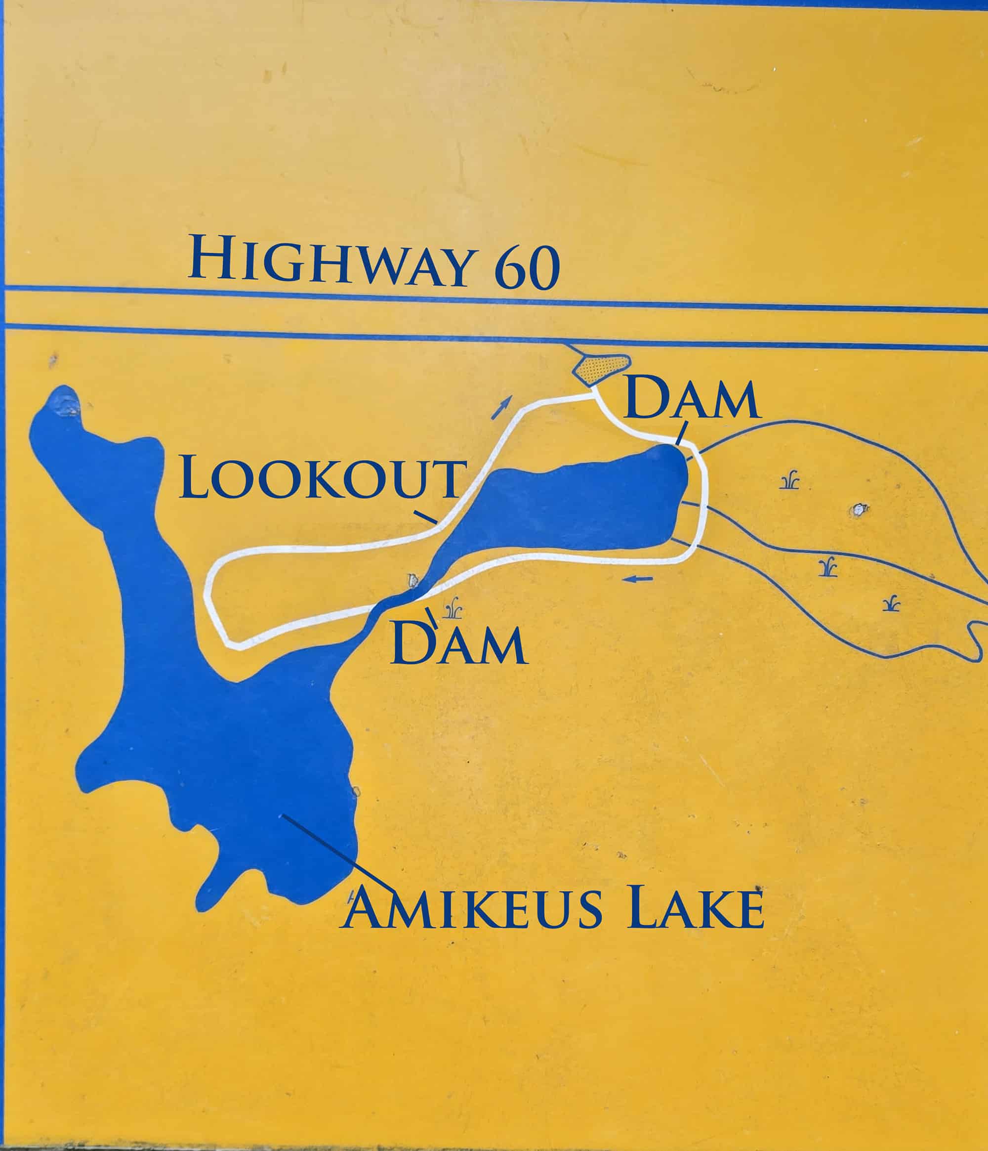 The Beaver Pond Trail Map.