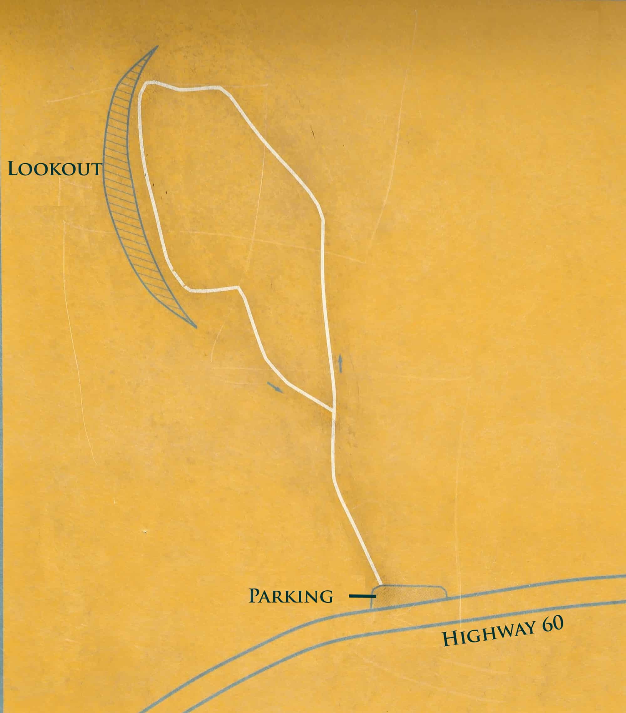 The Lookout Trail map
