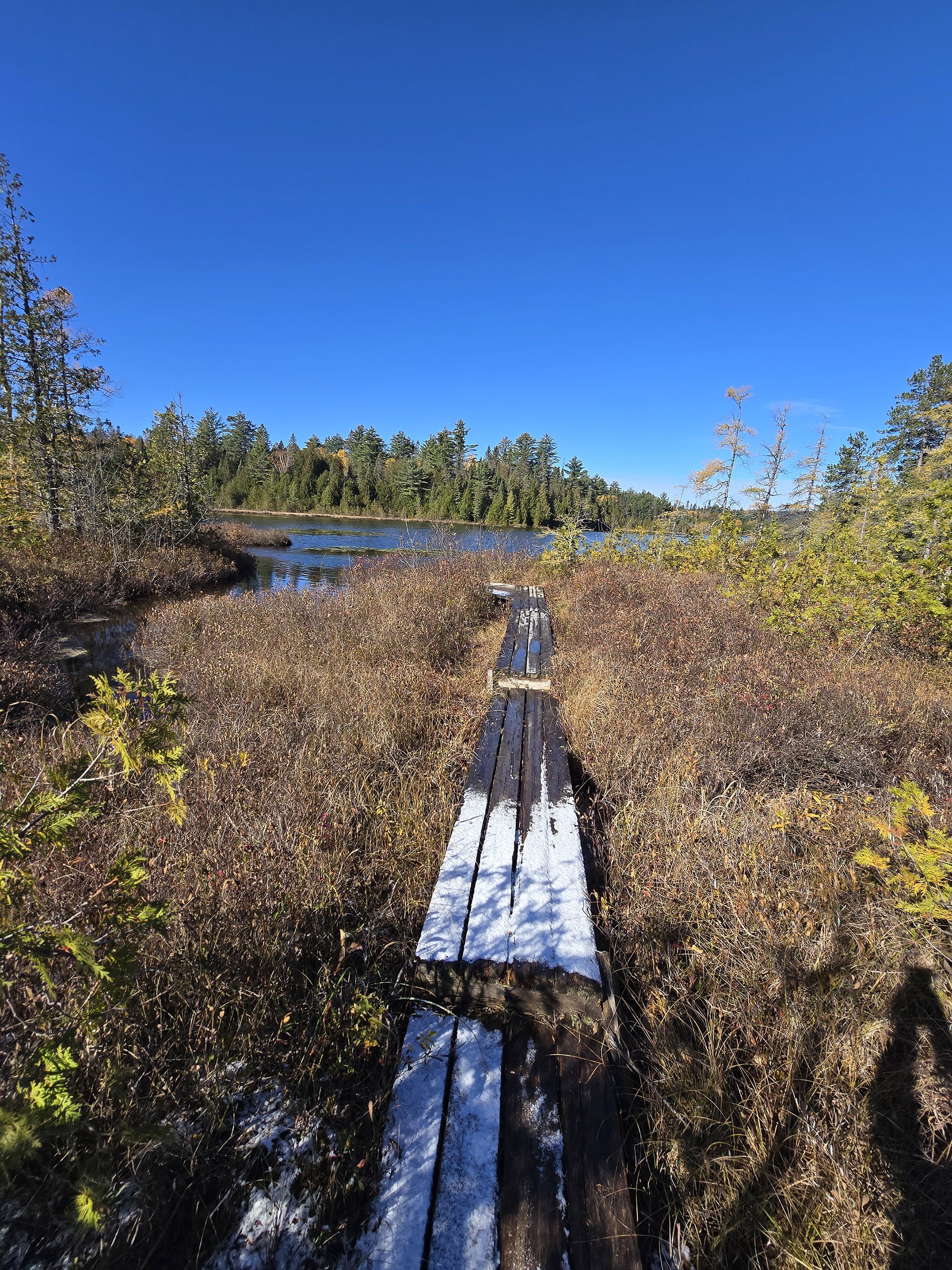 A Scenic View along the Brent Crater Trail in Algonquin Provincial Park.
