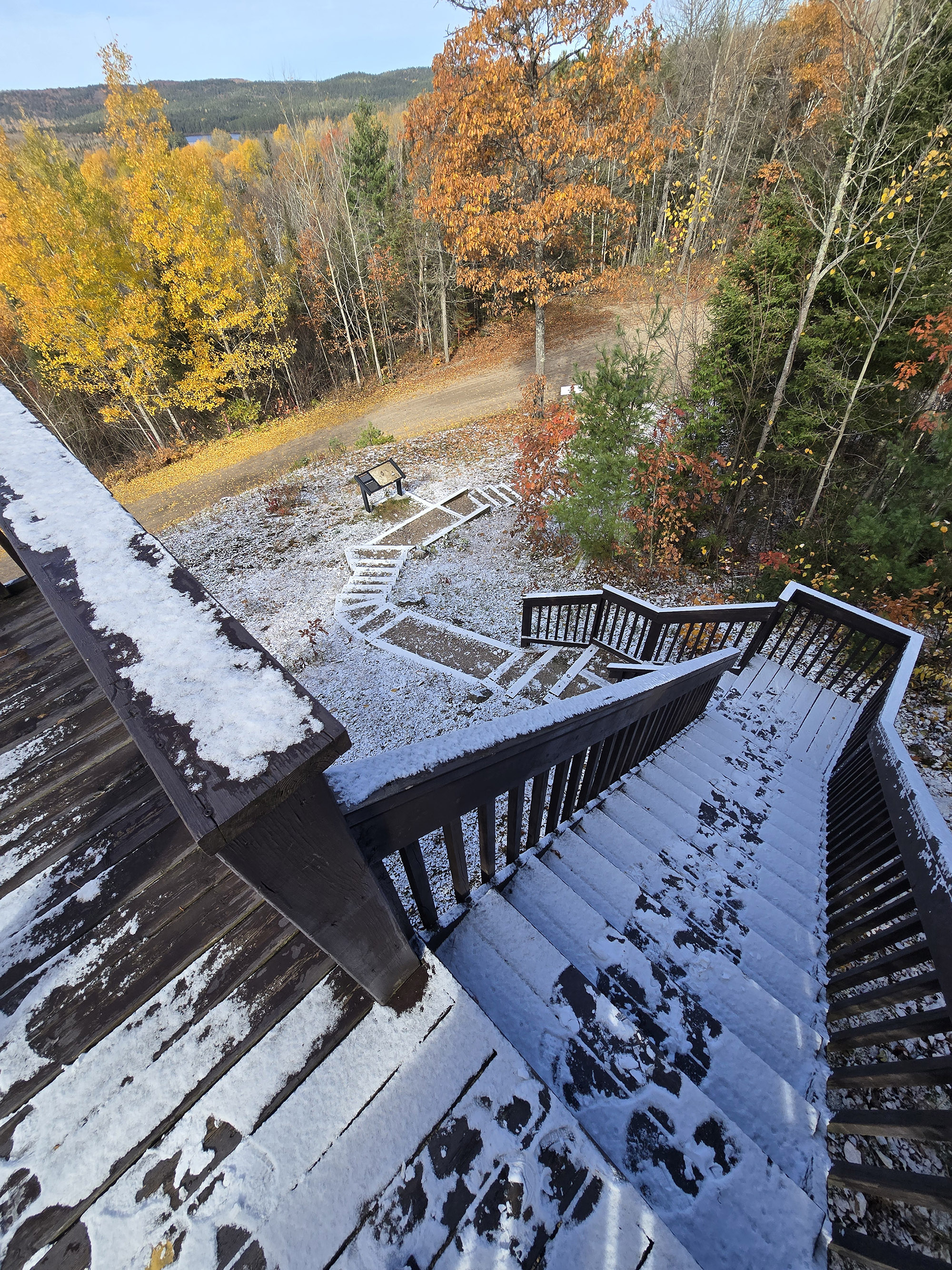 A Scenic View along the Brent Crater Trail in Algonquin Provincial Park.