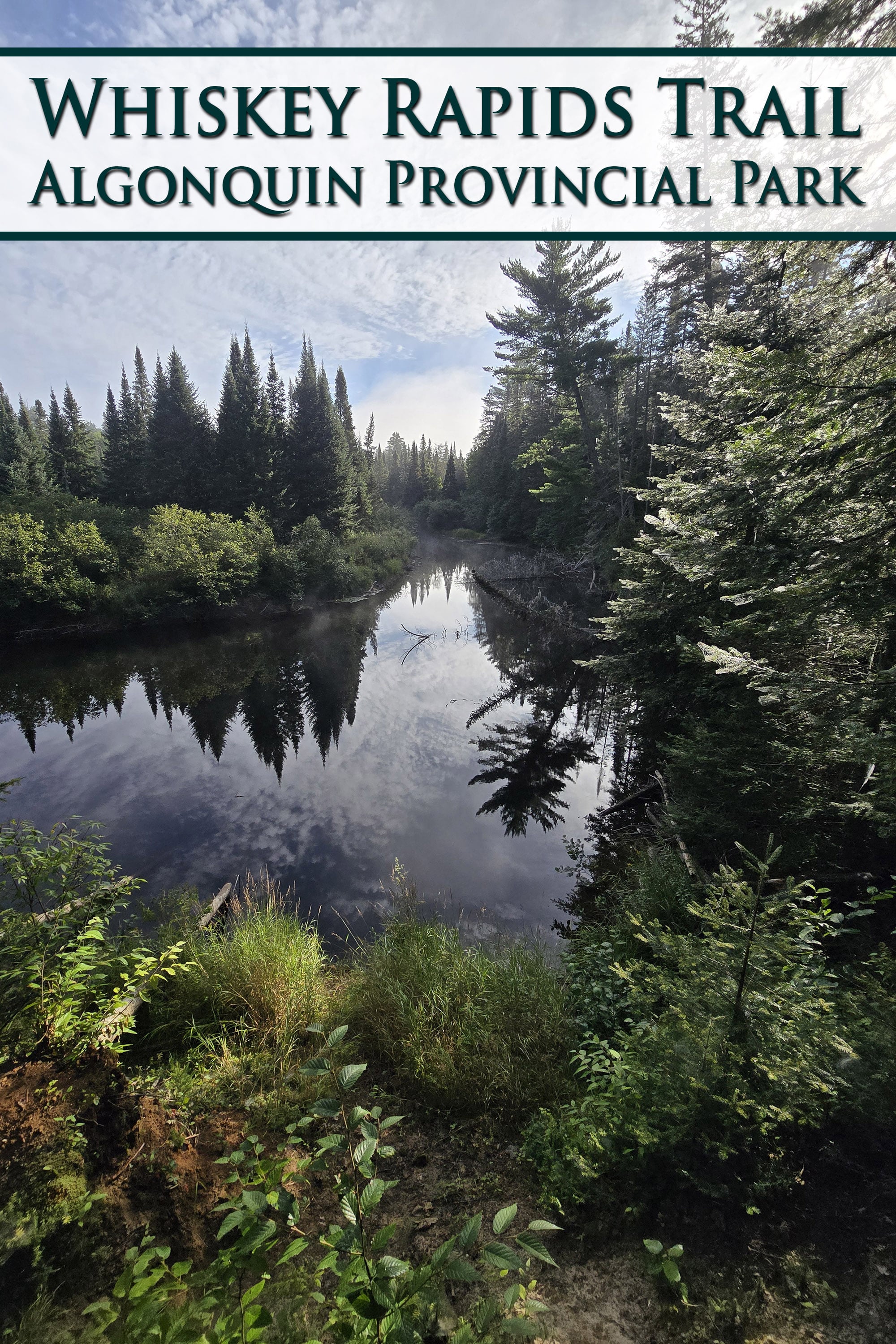 A view over the Oxtongue River from the Whiskey Rapids Trail.